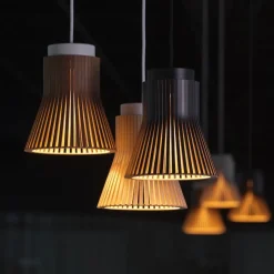 Petite 4600 taklampa valnöt