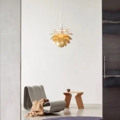 PH Artichoke Ø480 taklampa brass V4