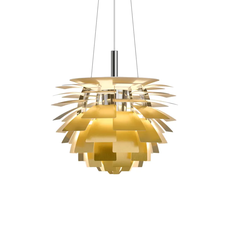PH Artichoke Ø480 taklampa brass V4