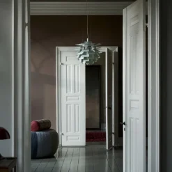 PH Artichoke Ø600 Taklampa Dusty Green//chrome V4