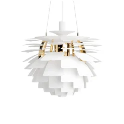 PH Artichoke Ø600 Taklampa Soft White/brass V4