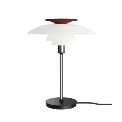 PH 80 Bordslampa chrome/opal white