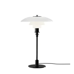 PH 3/2 Bordslampa glass/black metalised