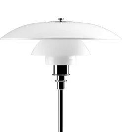 PH 3½-2½ Bordslampa glass/chrome