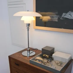 PH 3/2 Bordslampa glass/chrome