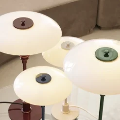 PH 2/1 bordslampa glossy beige