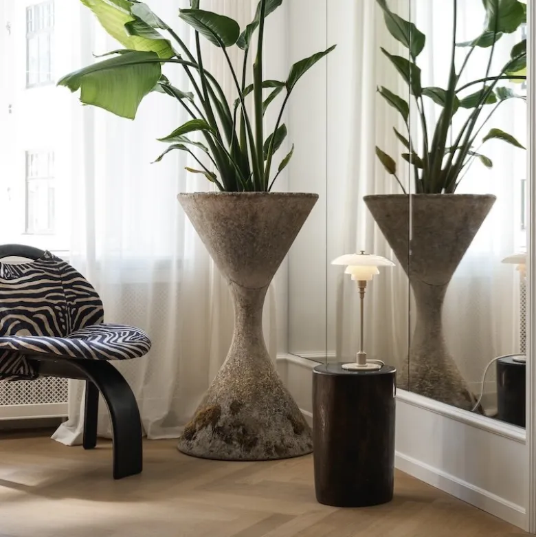 PH 2/1 bordslampa glossy beige