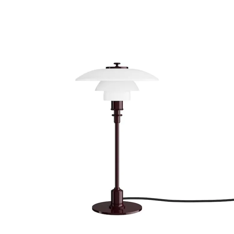 PH 2/1 bordslampa glossy burgundy