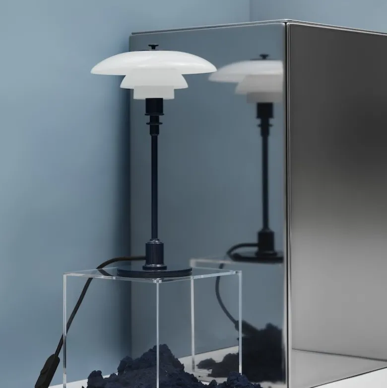 PH 2/1 bordslampa glossy deep blue