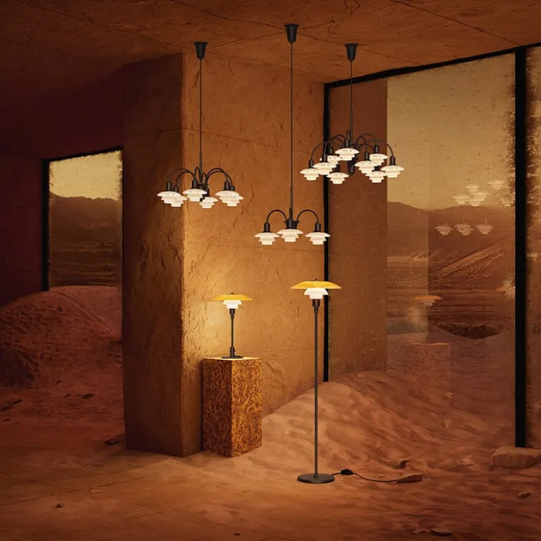 PH 3½-2½ Golvlampa Centenary Edition amber/opal white