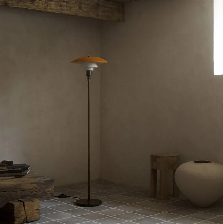 PH 3½-2½ Golvlampa Centenary Edition amber/opal white