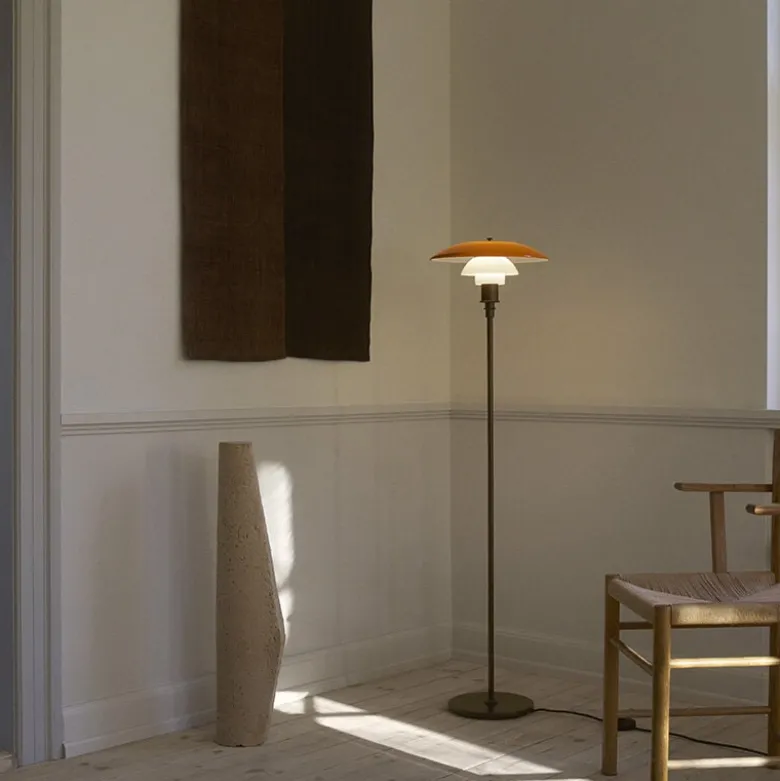 PH 3½-2½ Golvlampa Centenary Edition amber/opal white