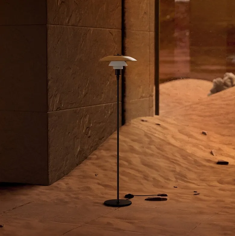 PH 3½-2½ Golvlampa Centenary Edition amber/opal white