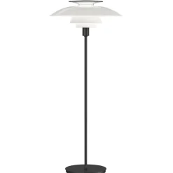 PH 80 golvlampa med dimmer white Opal black