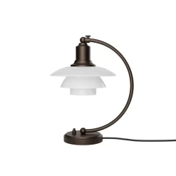 PH 2/2 Luna bordslampa aged brass/opal