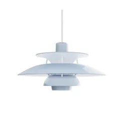 PH 5 Ø320 opal taklampa opal pale blue