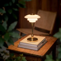 PH 1/1 Portabel bordslampa Brass metalised