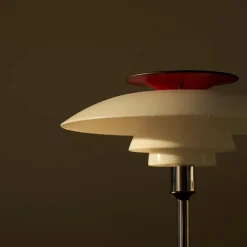PH 80 Portabel bordslampa chrome/opal white
