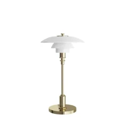 PH 2/1 portable bordslampa glass/brass