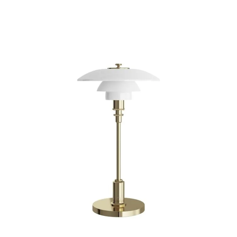 PH 2/1 portable bordslampa glass/brass