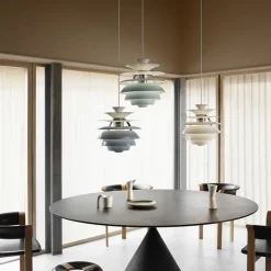 PH Snowball taklampa Dusty green/chrome