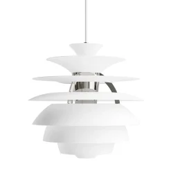 PH Snowball taklampa Soft white/chrome