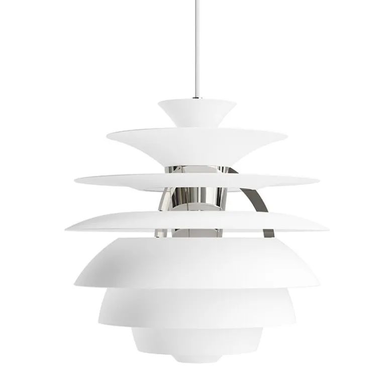 PH Snowball taklampa Soft white/chrome