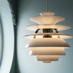 PH Snowball taklampa Soft white/brass