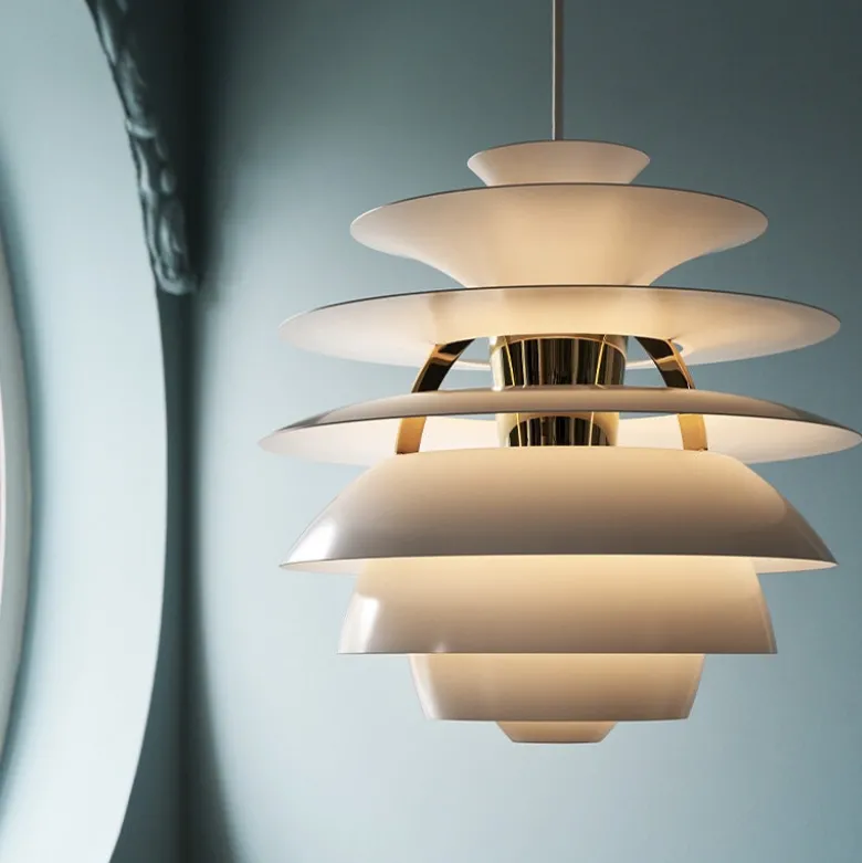 PH Snowball taklampa Soft white/brass