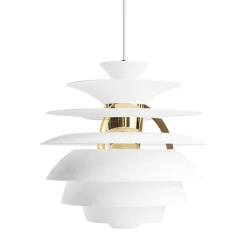PH Snowball taklampa Soft white/brass
