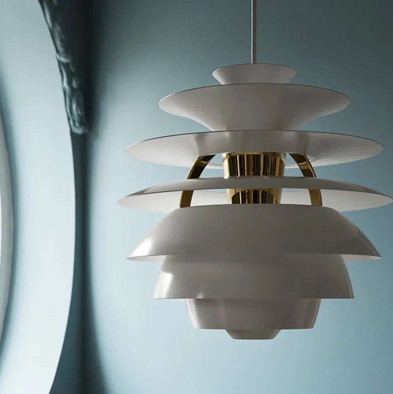 PH Snowball taklampa Soft white/brass