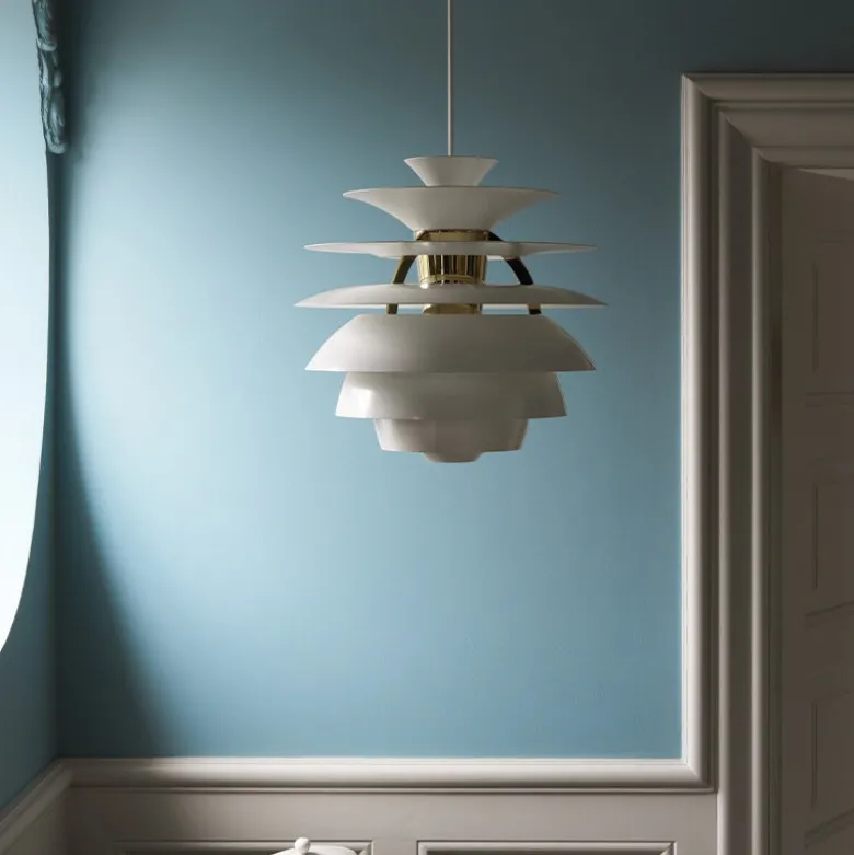 PH Snowball taklampa Soft white/brass
