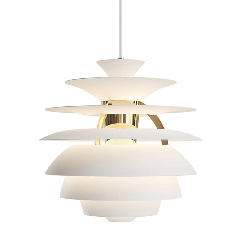 PH Snowball taklampa Soft white/brass
