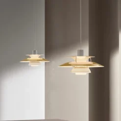 PH 5 Ø500 taklampa brass