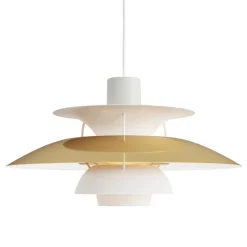 PH 5 Ø500 taklampa brass