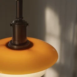 PH 3/3 taklampa Centenary Edition amber/opal white