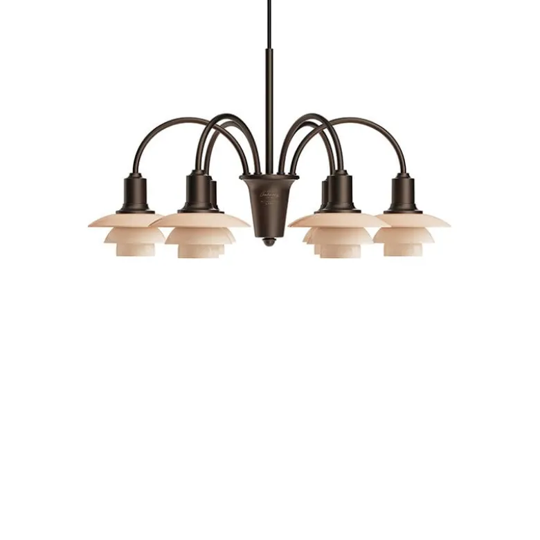 PH 1/1 Taklampa 6 Centenary Edition Aged Brass/Dusty Terracotta