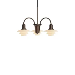 PH 1/1 Taklampa 3 Centenary Edition Aged Brass/Dusty Terracotta