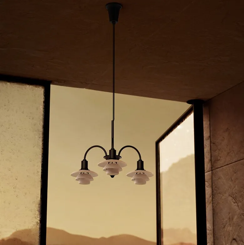 PH 1/1 Taklampa 3 Centenary Edition Aged Brass/Dusty Terracotta