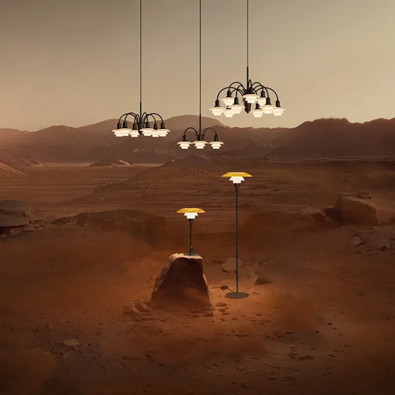 PH 1/1 Taklampa 3 Centenary Edition Aged Brass/Dusty Terracotta