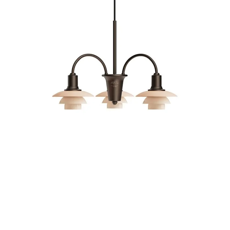 PH 1/1 Taklampa 3 Centenary Edition Aged Brass/Dusty Terracotta