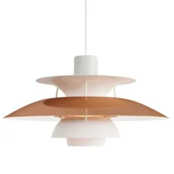 PH 5 Ø500 taklampa copper