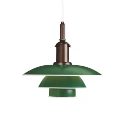 PH 3½-3 Taklampa green/silkesmatt brown, copper