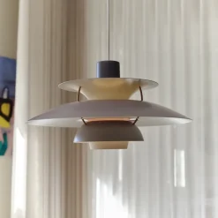 PH 5 Ø500 taklampa hues of grey