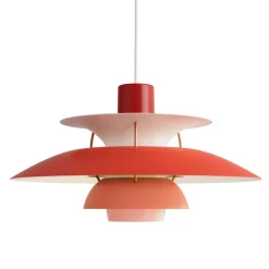 PH 5 Ø500 taklampa hues of red