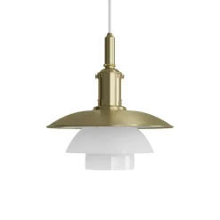 PH 3/3 taklampa Limited Edition brass/ opal glass