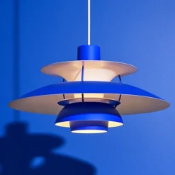 PH 5 Ø300 taklampa monochrome blue