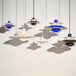 PH 5 Ø300 taklampa monochrome blue