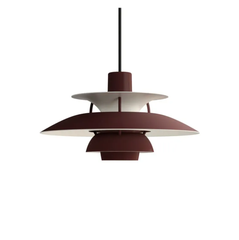 PH 5 Ø300 taklampa Monochrome Burgundy