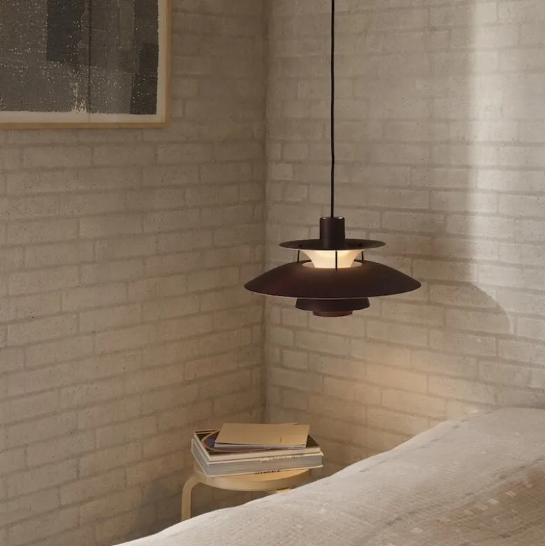 PH 5 Ø500 taklampa Monochrome Burgundy